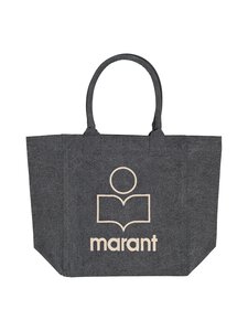 Isabel Marant - Yenky Shopper -tekstiililaukku - 02FK FADED BLACK | Stockmann