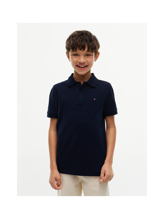 Tommy Hilfiger - Polosärk Flag Polo - C1G DARK NIGHT NAVY | Stockmann - photo 3