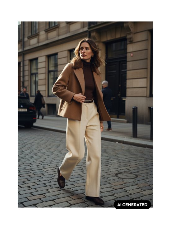 GANT - Tekoturkiskauluksellinen takki - 213 WARM KHAKI | Stockmann - photo 2