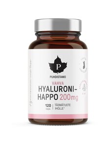 Puhdistamo - Vahva Hyaluronihappo -ravintolisä, 120 kaps Puhdistamo - Vahva Hyaluronihappo -ravintolisä, 120 kaps | Stockmann
