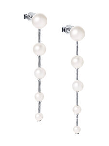 Efva Attling - Flowing Pearls -korvakorut - SILVER | Stockmann