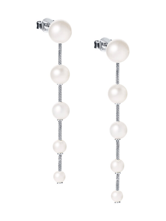 Efva Attling - Flowing Pearls -korvakorut - SILVER | Stockmann - photo 1