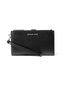 Michael Michael Kors - Jet Set Double Zip Wristlet -nahkalompakko - 001 BLACK Michael Michael Kors - Jet Set Double Zip Wristlet -nahkalompakko - 001 BLACK | Stockmann