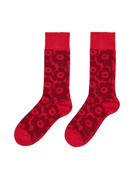 Marimekko - Oras Unikko Kioski adītas zeķes - 330 RED, DARK RED - photo 1 Marimekko - Oras Unikko Kioski adītas zeķes - 330 RED, DARK RED | Stockmann - photo 1