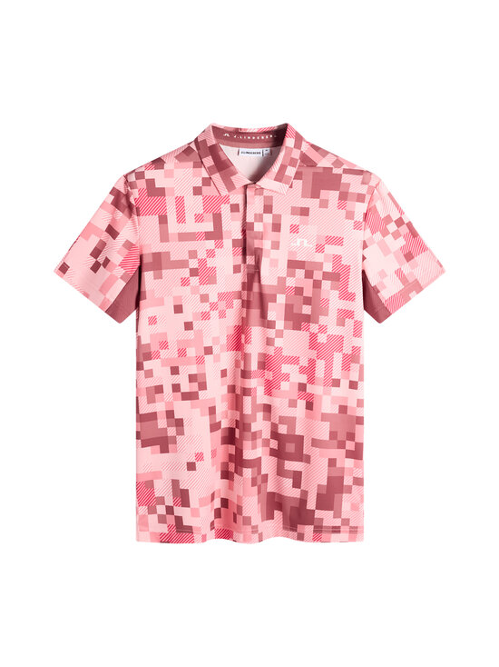 J.Lindeberg - Dario Tour Print -pikeepaita - S239 TOUR 26 PINK L | Stockmann - photo 1