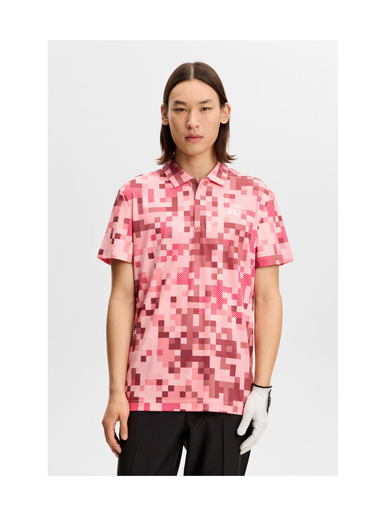 J.Lindeberg - Dario Tour Print -pikeepaita - S239 TOUR 26 PINK L | Stockmann - photo 2