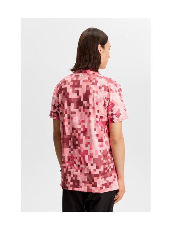 J.Lindeberg - Dario Tour Print -pikeepaita - S239 TOUR 26 PINK L | Stockmann - photo 3