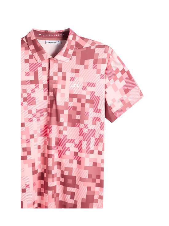 J.Lindeberg - Dario Tour Print -pikeepaita - S239 TOUR 26 PINK L | Stockmann - photo 6