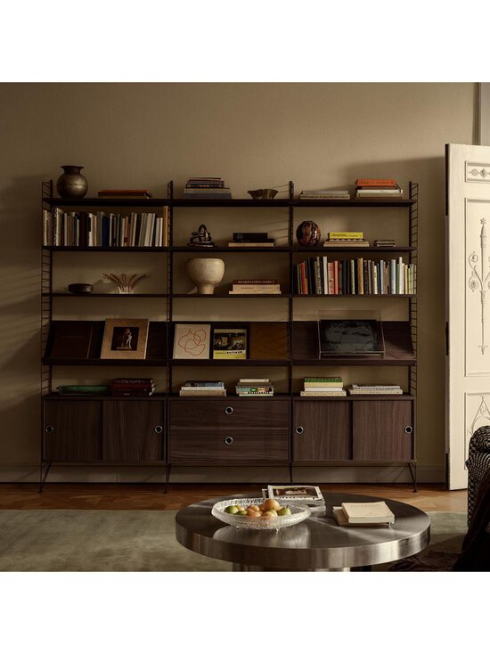 String Furniture - String-kaappi liukuovilla tumma tammi 78 x 30 cm - BROWN | Stockmann - photo 2