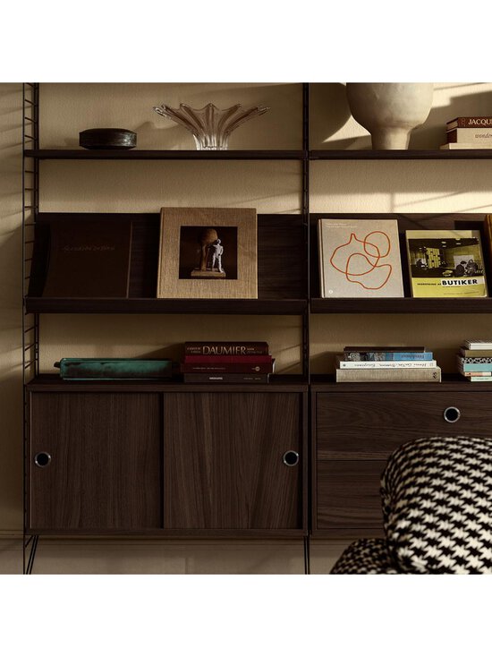 String Furniture - String-kaappi liukuovilla tumma tammi 78 x 30 cm - BROWN | Stockmann - photo 5