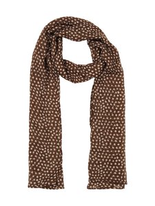 A+more - Fotty Ecovero viskozes šalle 70 x 180 cm - BROWN/WHITE | Stockmann