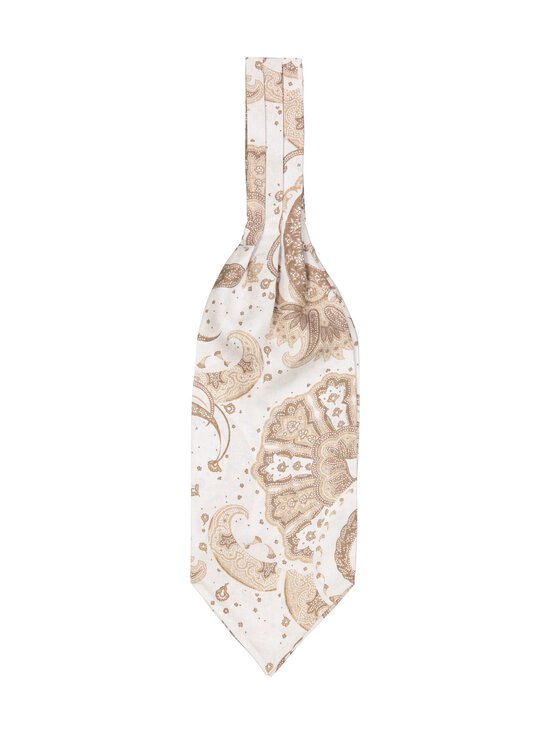 Stockholm Kravatt - Ascot Paisley -silkkihuivi - 4 WHITE/ BROWN | Stockmann - photo 1