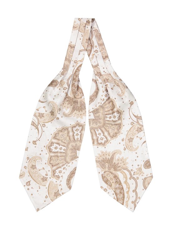 Stockholm Kravatt - Ascot Paisley -silkkihuivi - 4 WHITE/ BROWN | Stockmann - photo 2