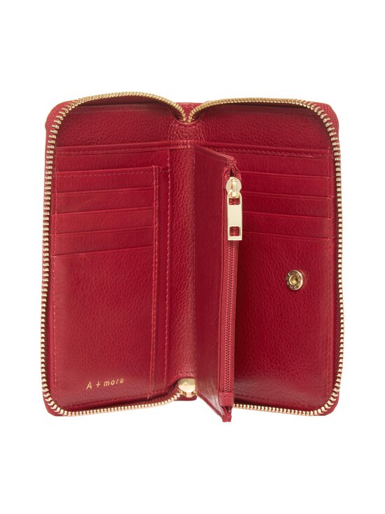 A+more - Nahast rahakott Nita 15 x 9,5 x 2 cm - RED | Stockmann - photo 3