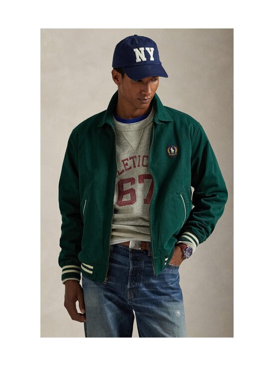 Polo Ralph Lauren - Track Lined Bomber -takki - MOSS AGATE | Stockmann - photo 4