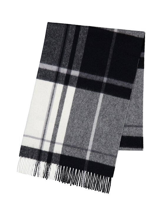 CONSTRUE - Donald vilnas šalle 30 x 166 cm - BLACK WHITE CHECK | Stockmann - photo 1
