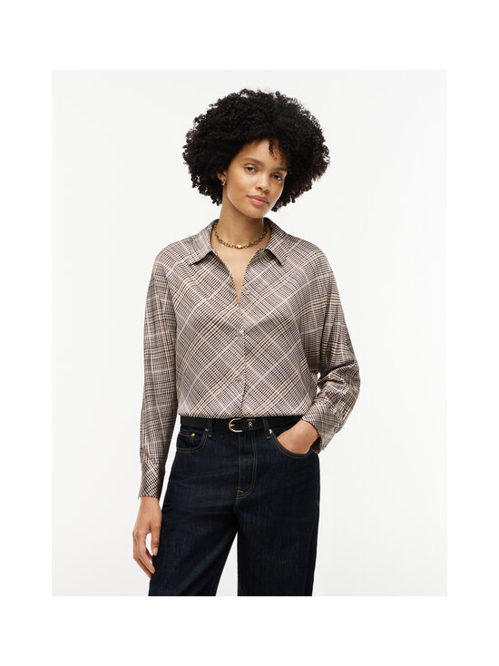 Tommy Hilfiger - Fluid-paitapusero - 0M7 SMALL BROWN CHECK | Stockmann - photo 3