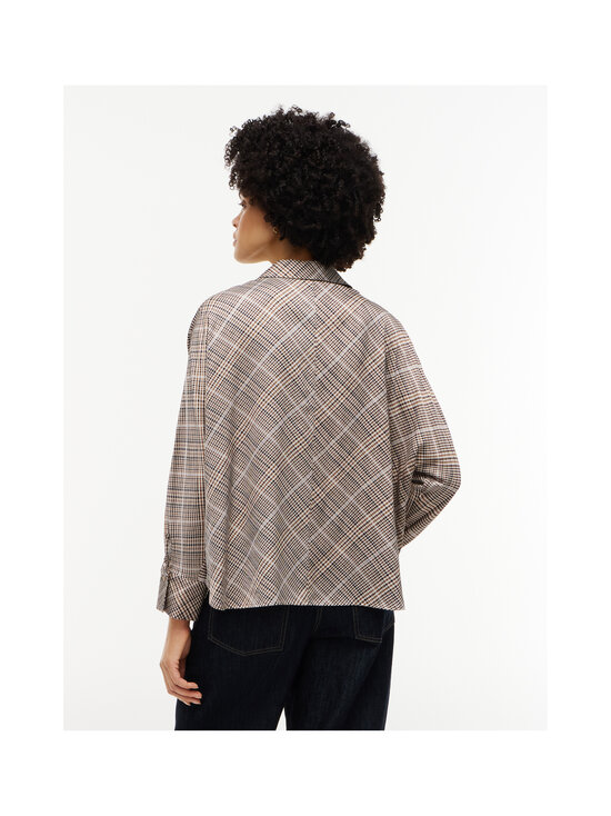 Tommy Hilfiger - Fluid-paitapusero - 0M7 SMALL BROWN CHECK | Stockmann - photo 4