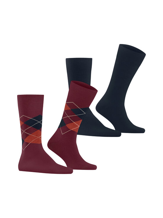 Burlington - Sokid Everyday Argyle Mix, 2 paari - PURPLE (8014) | Stockmann - photo 1