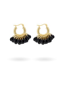 Annele - Mini Midnight auskari - GOLD/BLACK | Stockmann