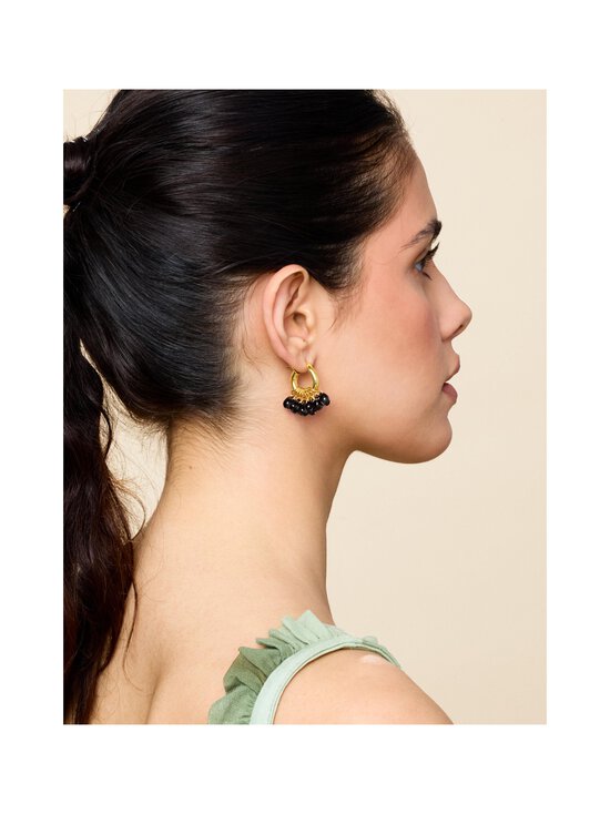 Annele - Mini Midnight auskari - GOLD/BLACK | Stockmann - photo 3