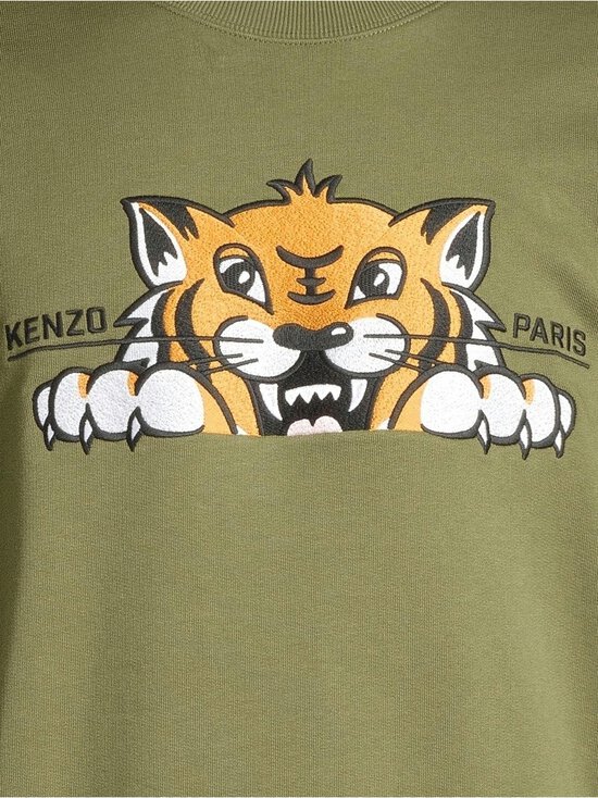 Kenzo - Tiger-collegepaita - KHAKI - photo 4 Kenzo - Tiger-collegepaita - KHAKI | Stockmann - photo 4