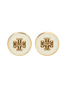 Tory Burch - Kira Enamel Circle auskari - TORY GOLD / NEW IVORY | Stockmann