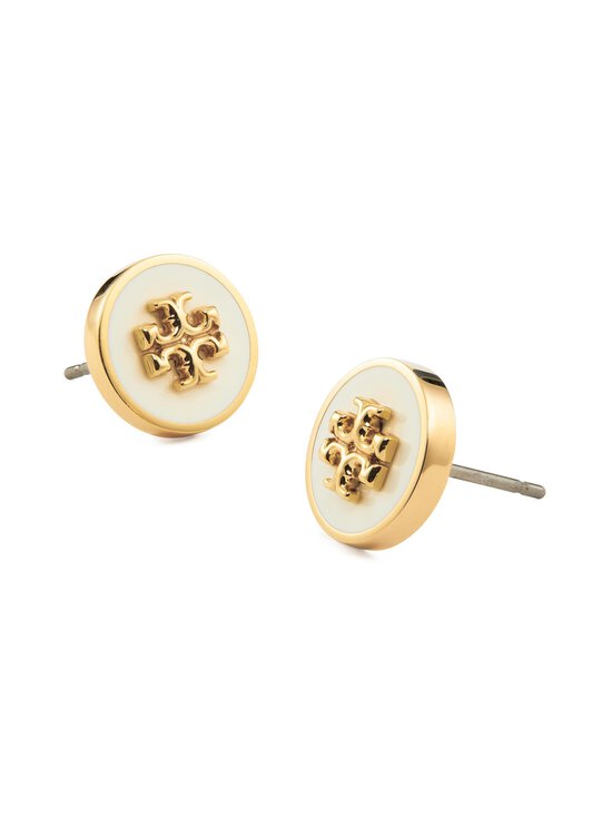 Tory Burch - Kira Enamel Circle -korvakoru - TORY GOLD / NEW IVORY - photo 2 Tory Burch - Kira Enamel Circle -korvakoru - TORY GOLD / NEW IVORY | Stockmann - photo 2