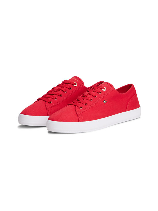 Tommy Hilfiger - Foxing Canvas -tennarit - XLG PRIMARY RED | Stockmann - photo 4