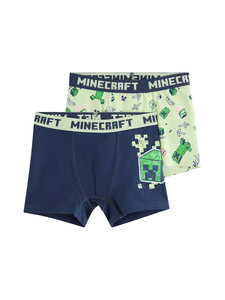Lindex - Minecraft-bokserit 2 kpl - 6842 BLUE | Stockmann