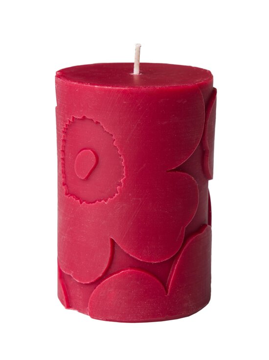Marimekko - Lauaküünal Unikko 6,5 x 10 cm - DARK RED | Stockmann - photo 1