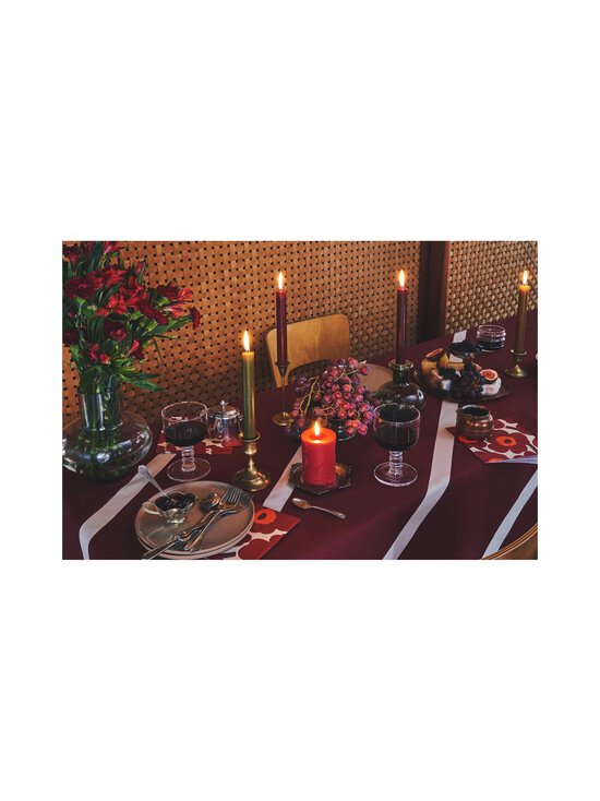 Marimekko - Lauaküünal Unikko 6,5 x 10 cm - DARK RED | Stockmann - photo 5