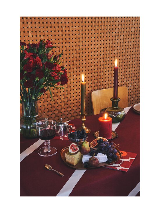 Marimekko - Lauaküünal Unikko 6,5 x 10 cm - DARK RED | Stockmann - photo 7