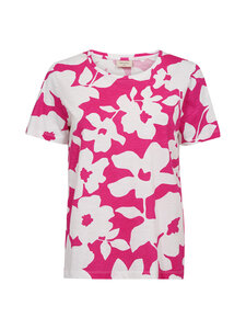 Freequent - FQViva t-paita - 1112 BRIL. WHITE W. FUCHSIA PURPLE | Stockmann