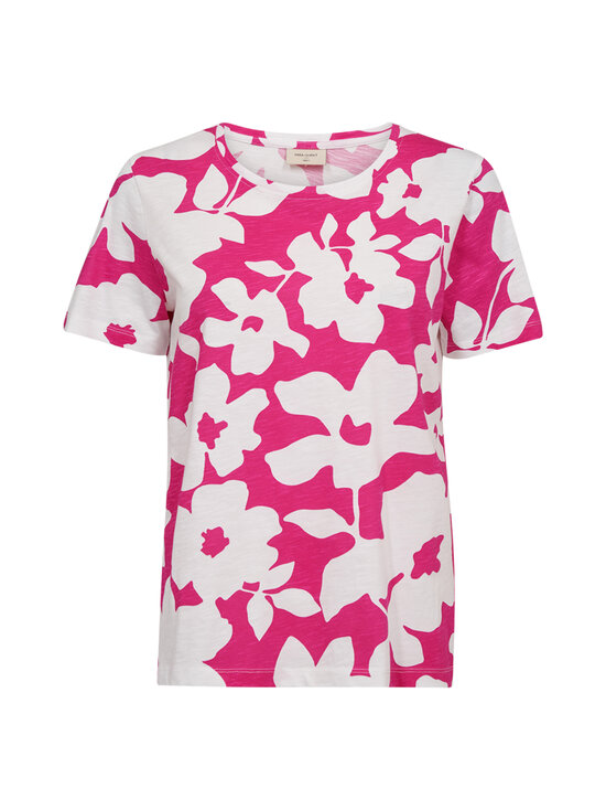 Freequent - FQViva t-paita - 1112 BRIL. WHITE W. FUCHSIA PURPLE | Stockmann - photo 1