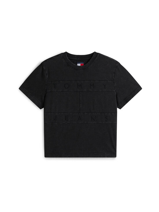 Tommy Jeans - Regular Tonal Flag t-krekls - BDS BLACK | Stockmann - photo 1