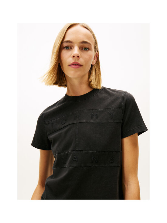 Tommy Jeans - Regular Tonal Flag t-krekls - BDS BLACK | Stockmann - photo 5