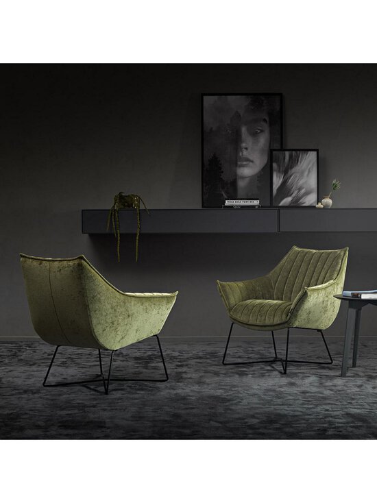 Furninova - Egon-nojatuoli Eros-kangas seagrass - GREEN | Stockmann - photo 3