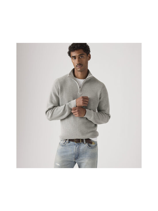 Levi's - Quarter Zip -neule - 225 MID TONE GREY HEA | Stockmann - photo 3