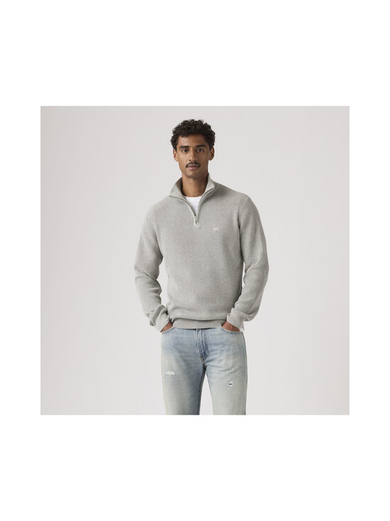 Levi's - Quarter Zip -neule - 225 MID TONE GREY HEA | Stockmann - photo 4
