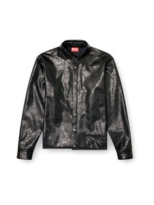 Diesel - S-Simply Classic - tekonahkainen kauluspaita - 9XX BLACK BLACK BLACK | Stockmann