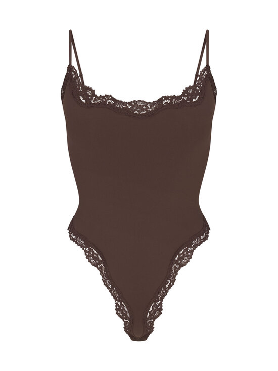SKIMS - Fits Everybody Lace Cami bodijs - ESPRESSO | Stockmann - photo 1