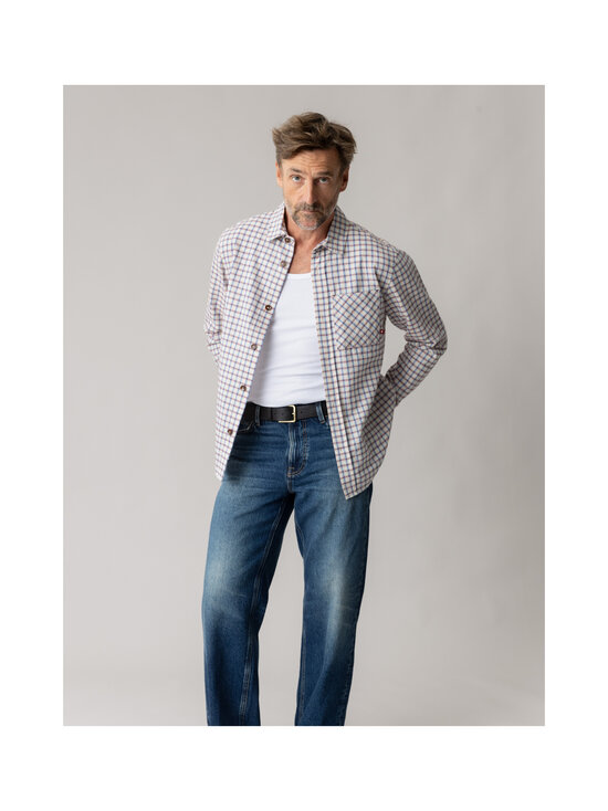 MOS MOSH - MMGDavid Spring Check -kauluspaita - 180 ECRU | Stockmann - photo 5