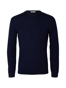 Selected - SlmTray Merino Cable merīnvilnas džemperis - NAVY BLAZER | Stockmann