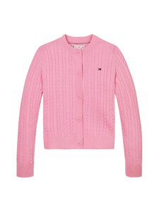 Tommy Hilfiger - Adīta jaka ar pīnīšu apdruku - TPF PINK SUGAR Tommy Hilfiger - Adīta jaka ar pīnīšu apdruku - TPF PINK SUGAR | Stockmann