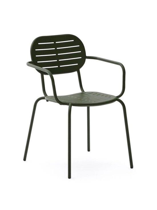 Kave Home - Brai-tuoli käsinojilla tummanvihreä - GREEN | Stockmann - photo 1