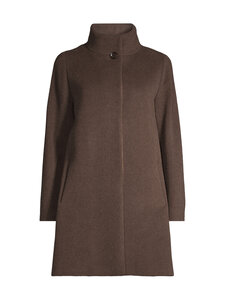 Cinzia Rocca Icons - Stand Collar -villakangastakki - 4 CHOCOLATE BROWN | Stockmann