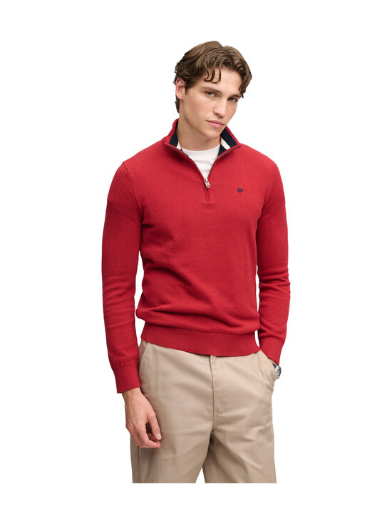 Superdry - Prep Essential Half Zip -neulepaita - H5L CRIMSON RED MARL | Stockmann - photo 1