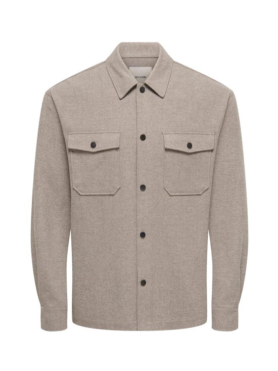 Only & Sons - Onsmark Brushed Overshirt  -takki - FALCON | Stockmann - photo 1