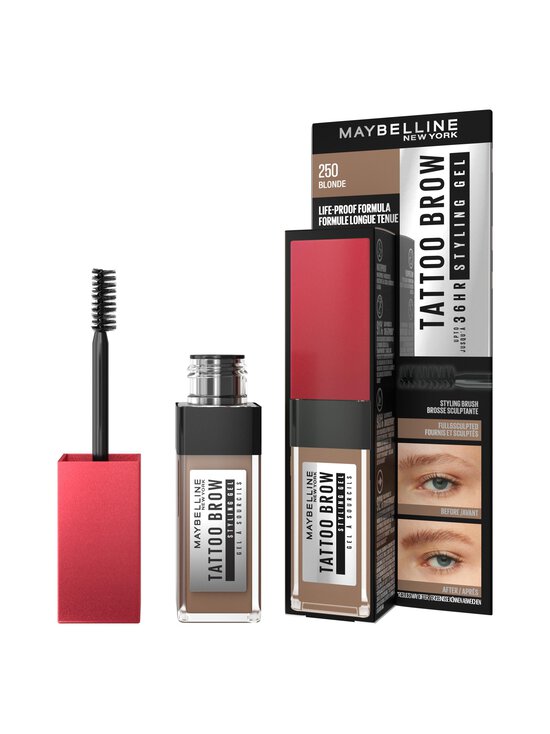 Maybelline - Tattoo Brow 36H Styling Gel -kulmageeli 6 ml - 250 BLONDE - photo 2 Maybelline - Tattoo Brow 36H Styling Gel -kulmageeli 6 ml - 250 BLONDE | Stockmann - photo 2
